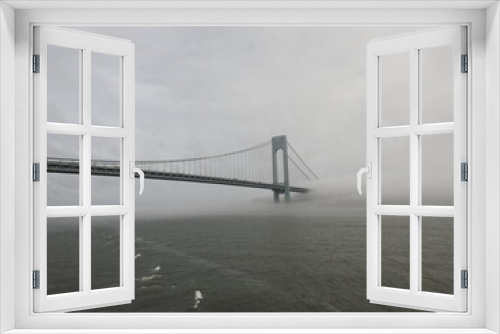Fototapeta Naklejka Na Ścianę Okno 3D - Verrazzano-Narrows Bridge