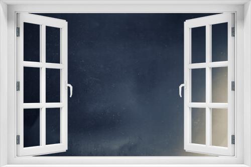 Fototapeta Naklejka Na Ścianę Okno 3D - Dark blue abstract background. Illustration