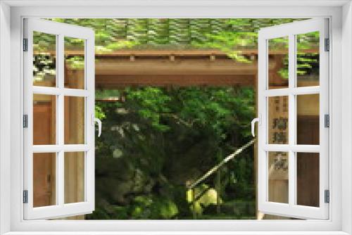 Fototapeta Naklejka Na Ścianę Okno 3D - 新緑の京都