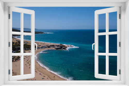 Fototapeta Naklejka Na Ścianę Okno 3D - Aerial Coast and Blue Ocean