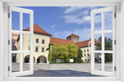 Fototapeta Naklejka Na Ścianę Okno 3D - Zamek Królewski na Wawelu w Krakowie