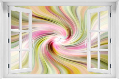 Multi colored twirl spiral effect as a colorful decorative pattern or background