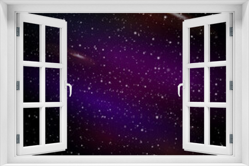 Fototapeta Naklejka Na Ścianę Okno 3D - Starry night sky 
Eps 10 stock vector illustration 