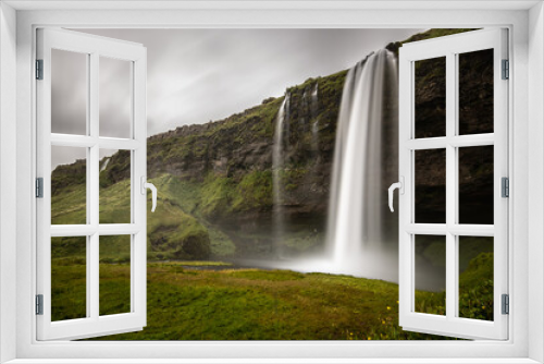Fototapeta Naklejka Na Ścianę Okno 3D - Waterfall at Iceland