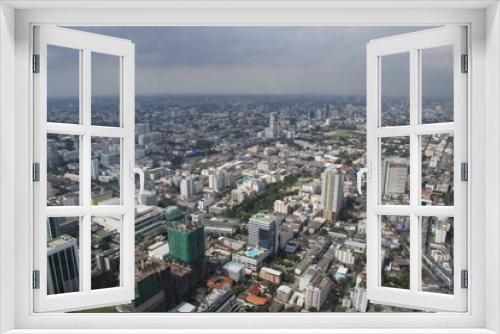 Fototapeta Naklejka Na Ścianę Okno 3D - aerial view of bangkok