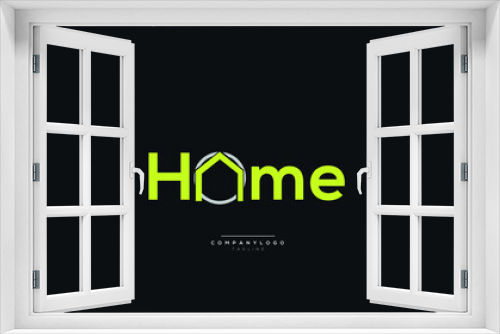Moden and creative home, building, house, key real estate logo
