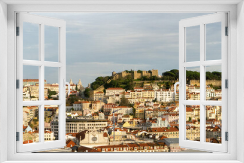 Fototapeta Naklejka Na Ścianę Okno 3D - São Jorge Castle