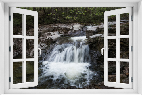 Fototapeta Naklejka Na Ścianę Okno 3D - Waterfall on Gill Brook, Adirondacks New York