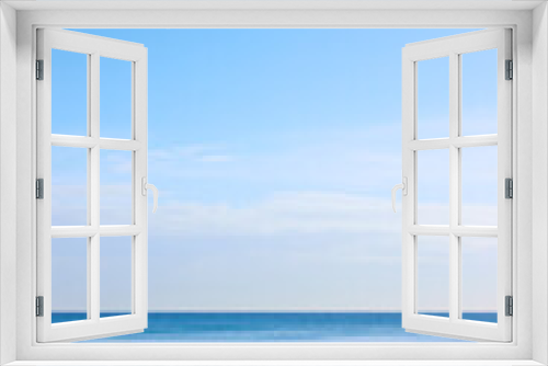 Fototapeta Naklejka Na Ścianę Okno 3D - Sea, sandy beach and blue sky