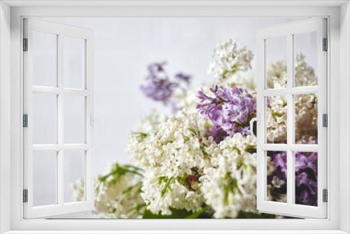 Fototapeta Naklejka Na Ścianę Okno 3D - smart bouquet of a lilac