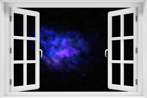 Fototapeta Naklejka Na Ścianę Okno 3D - Star field in space and a nebulae.