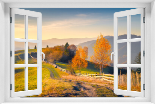 Fototapeta Naklejka Na Ścianę Okno 3D - Picturesque rural landscape