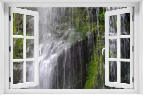 Fototapeta Naklejka Na Ścianę Okno 3D - Waterfall of the Luc, Mandailles, Cantal, France