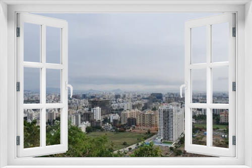 Fototapeta Naklejka Na Ścianę Okno 3D - Pune West City View