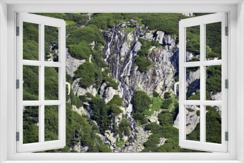 Fototapeta Naklejka Na Ścianę Okno 3D - Wodospad Siklawa, Tatrzański Park Narodowy