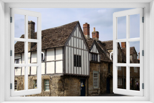 Fototapeta Naklejka Na Ścianę Okno 3D - Nine hundred years old Lacock village in Wiltshire, England, UK.