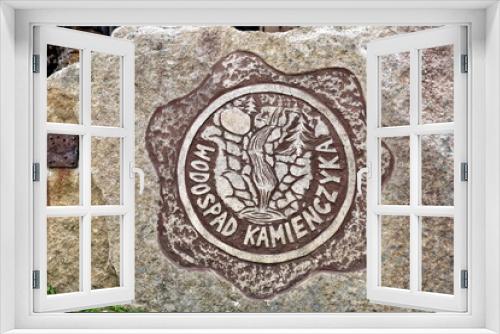 Fototapeta Naklejka Na Ścianę Okno 3D - Wodospad Kamieńczyka w Karkonoszach. Karkonoski Park Narodowy
