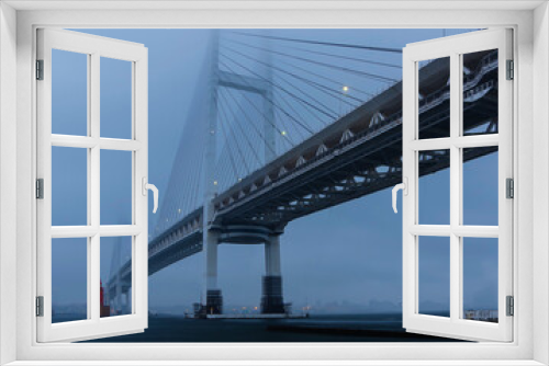 Fototapeta Naklejka Na Ścianę Okno 3D - Yokohama Bay Bridge