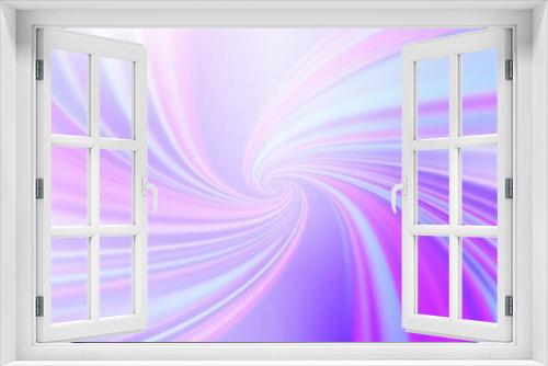 Fototapeta Naklejka Na Ścianę Okno 3D - Light Purple vector backdrop with bent lines.