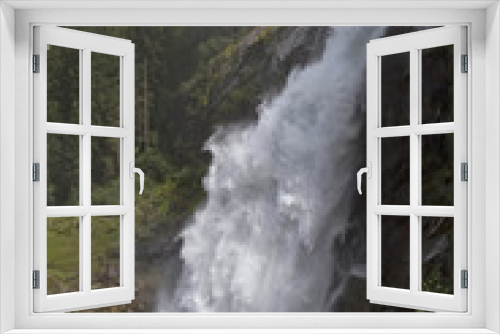 Fototapeta Naklejka Na Ścianę Okno 3D - Krimmler Wasserfälle