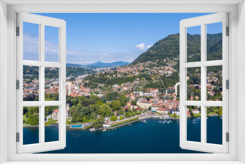 Fototapeta Naklejka Na Ścianę Okno 3D - Village of Cernobbio. Lake of Como in Italy.