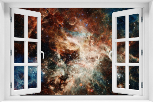 Fototapeta Naklejka Na Ścianę Okno 3D - Space scene with stars and galaxies. Elements of this image furnished by NASA