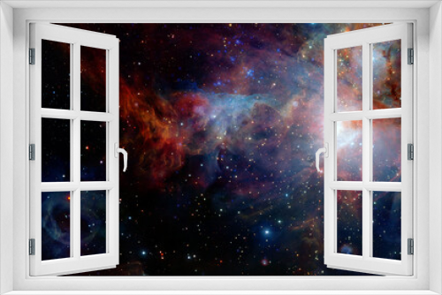 Fototapeta Naklejka Na Ścianę Okno 3D - Cosmic landscape. Endless deep space. Elements of this image furnished by NASA