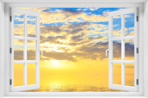 Fototapeta Naklejka Na Ścianę Okno 3D - Paradise Wallpaper Horizon