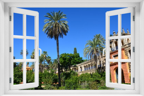 Fototapeta Naklejka Na Ścianę Okno 3D - Alcazar de Séville Andalousie Espagne