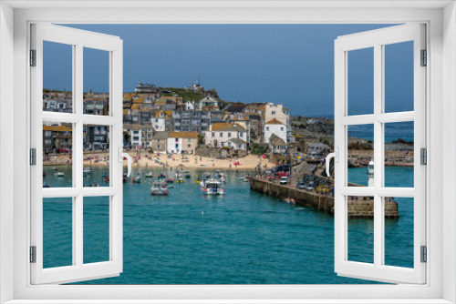 Fototapeta Naklejka Na Ścianę Okno 3D - St. Ives Harbor, Cornwall.