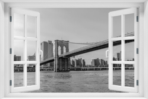 Fototapeta Naklejka Na Ścianę Okno 3D - New York city panorama