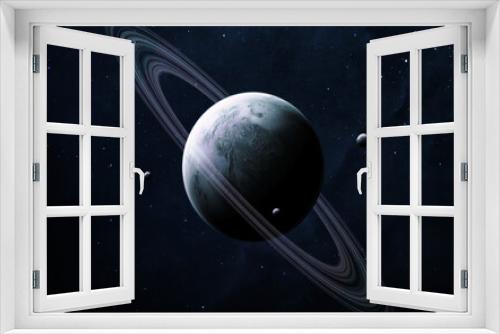 Fototapeta Naklejka Na Ścianę Okno 3D - Universe scene with planets