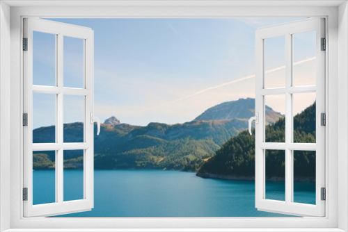 Fototapeta Naklejka Na Ścianę Okno 3D - Tignes Lac Du Chevril 
