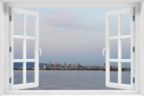Fototapeta Naklejka Na Ścianę Okno 3D - Vancouver downtown skyline cityscape buildings
