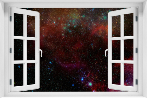 Fototapeta Naklejka Na Ścianę Okno 3D - Infinite space background. Elements of this image furnished by NASA