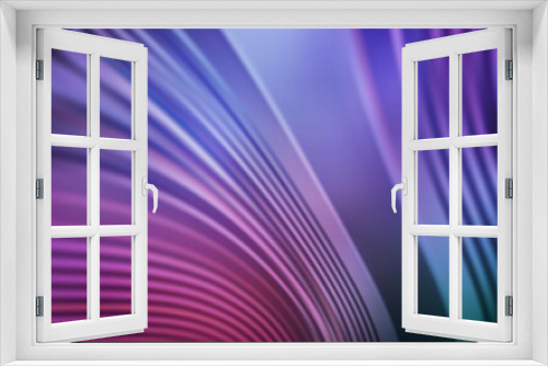 Fototapeta Naklejka Na Ścianę Okno 3D - Light Purple, Pink vector layout with wry lines. Colorful illustration in simple style with gradient. Pattern for your business design.