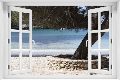 Fototapeta Naklejka Na Ścianę Okno 3D - South coast of Menorca island