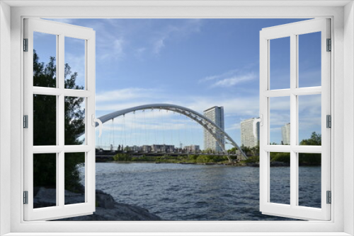 Fototapeta Naklejka Na Ścianę Okno 3D - Humber Bay Arch Bridge