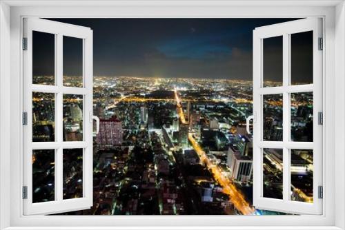 Fototapeta Naklejka Na Ścianę Okno 3D - Bangkok at night , Thai land