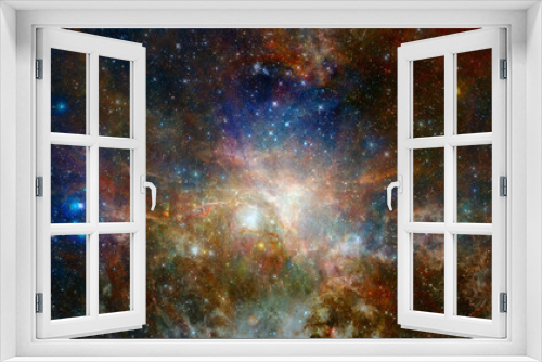 Fototapeta Naklejka Na Ścianę Okno 3D - Infinite space background. This image elements furnished by NASA