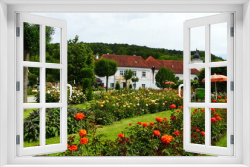 Fototapeta Naklejka Na Ścianę Okno 3D - Rosengarten