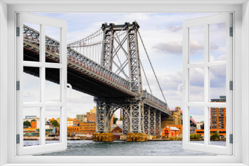 Fototapeta Naklejka Na Ścianę Okno 3D - It's Brooklyn bridge, New York City, United States of America