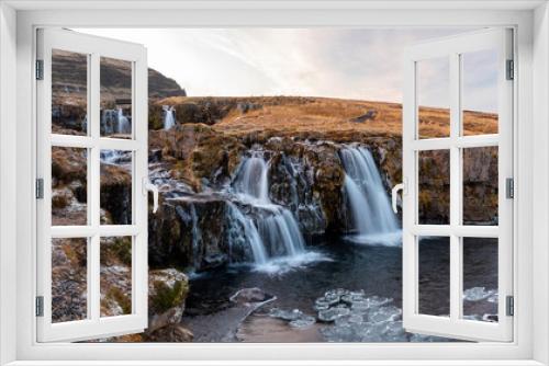 Fototapeta Naklejka Na Ścianę Okno 3D - Die Magie des Kirkjufellsfoss