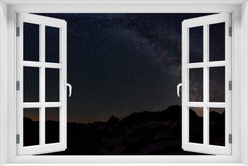 Fototapeta Naklejka Na Ścianę Okno 3D - Milky way- View- Stars- Mountains- Occitania- France- FRA.