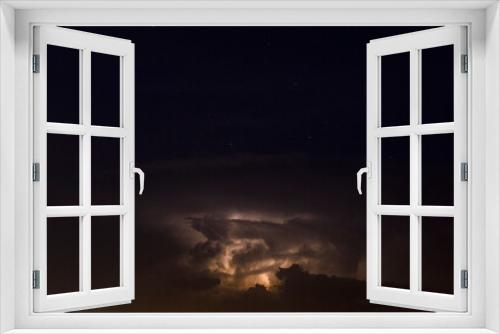 Fototapeta Naklejka Na Ścianę Okno 3D - burza