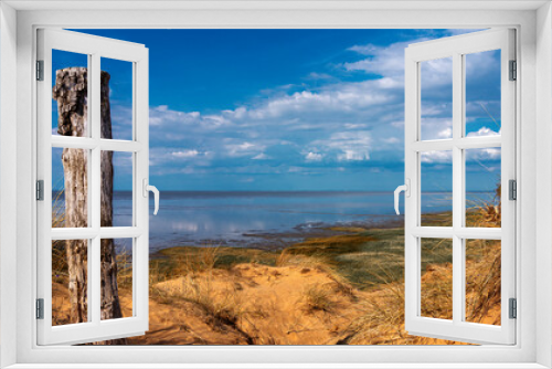 Fototapeta Naklejka Na Ścianę Okno 3D - Ausblick vom Morsum Cliff