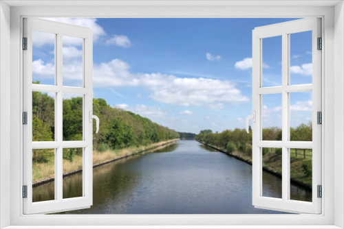 Fototapeta Naklejka Na Ścianę Okno 3D - Twente canal around Stokkum