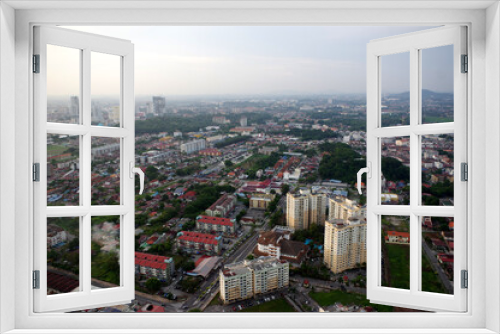 Fototapeta Naklejka Na Ścianę Okno 3D - vue sur Malacca, Malaisie
