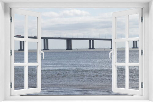 Fototapeta Naklejka Na Ścianę Okno 3D - Vasco de Gama Bridge