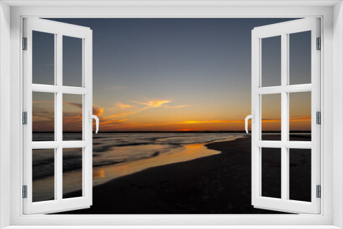 Fototapeta Naklejka Na Ścianę Okno 3D - Beach Sunset 6